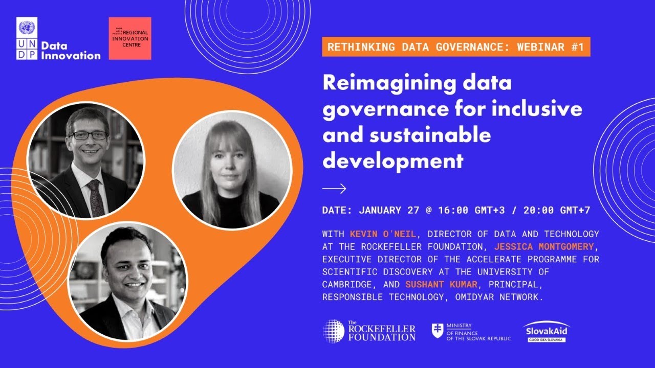 Webinar - Rethinking data governance for inclusive and sustainable development