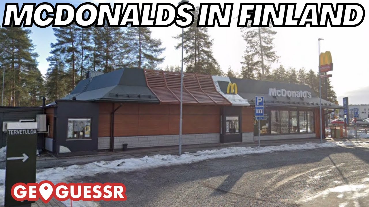 McDonald's in Finland - American plays the GeoGuessr game