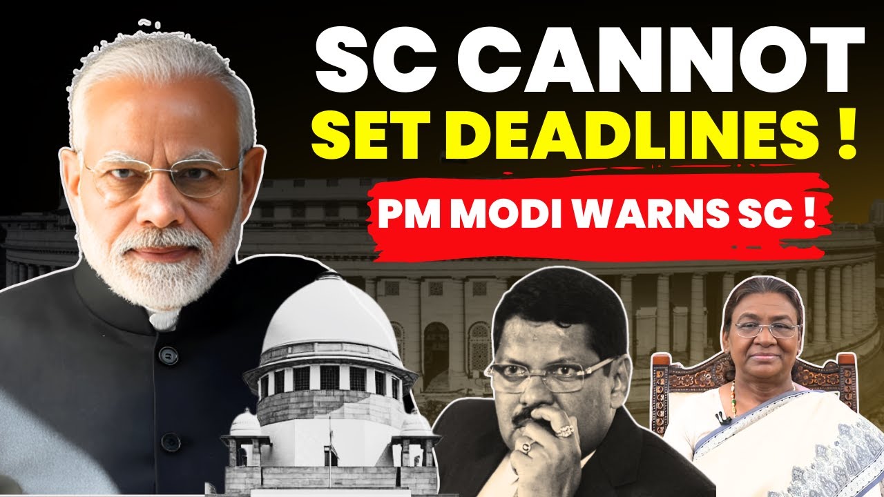 SC CANNOT SET DEADLINES! PM MODI WARNS SC! #lawchakra #supremecourtofindia #governor #president
