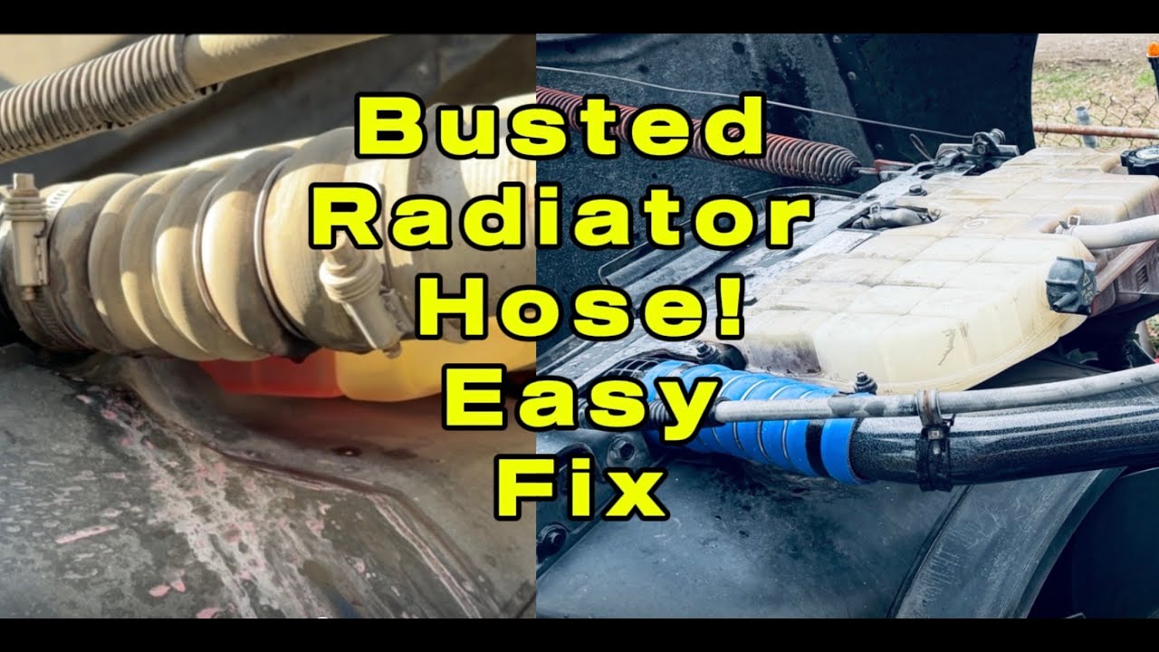 How to change upper radiator hose on a Cummins X15 | Kenworth w900