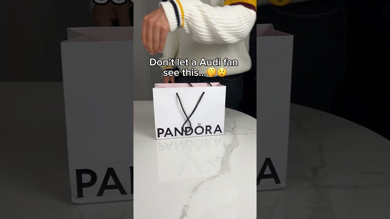 Omg😍 This Audi bracelet from Pandora is amazing 🥹 #bracelets #pandora #audi