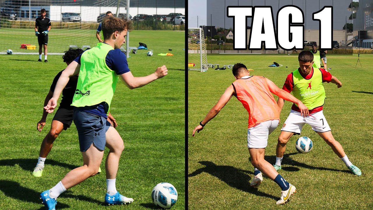 5 TAGE TRAININGSLAGER unter PROFI BEDINGUNGEN TAG 1