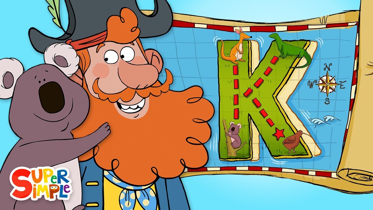 Alphabet Cartoon - The ABC Pirates have a Kickin' Adventure on 