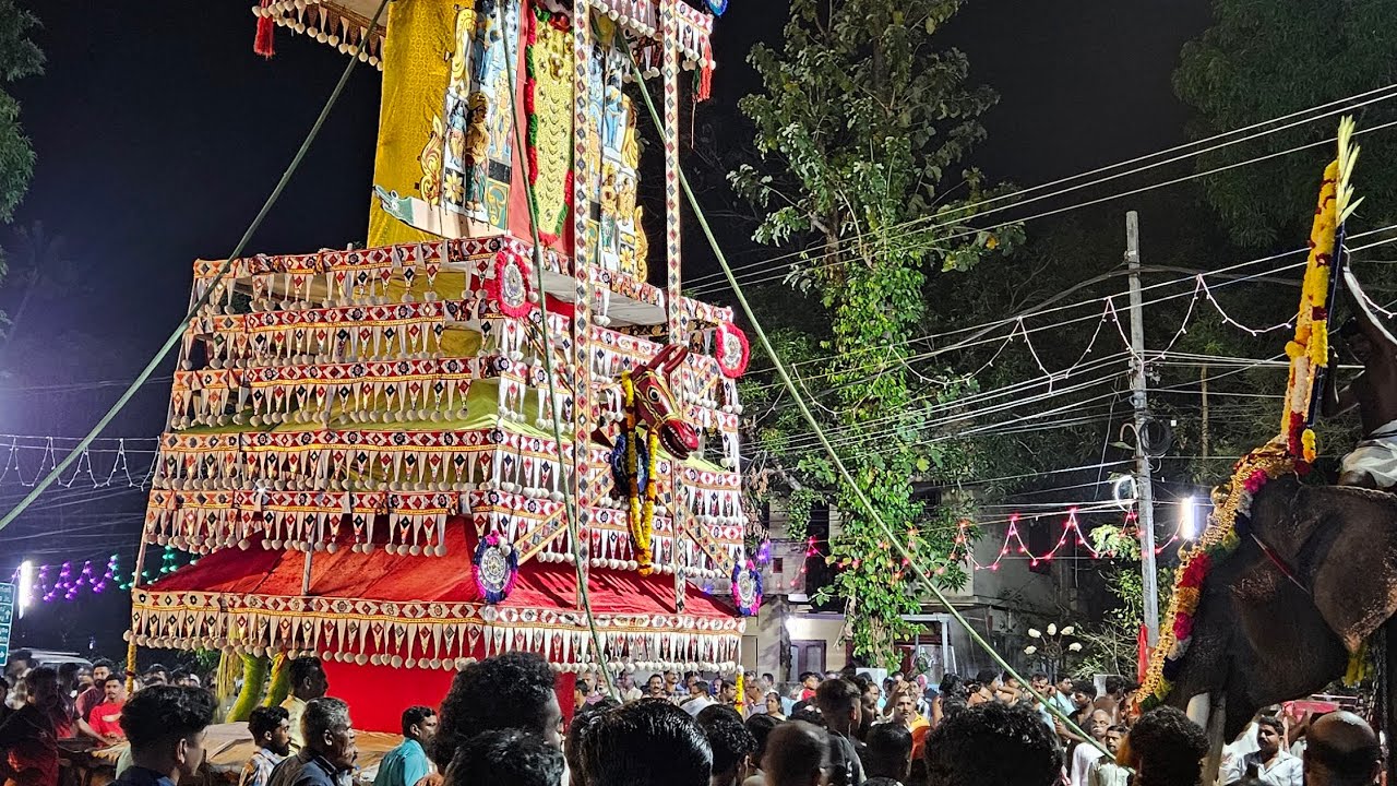 കൊല്ലം മാടൻനട ഇലഞ്ഞിക്കൽ ദേവീക്ഷേത്രത്തിലെ നെടുംകുതിര എടുപ്പ് ഉത്സവം 2026 #a2v2vlogs