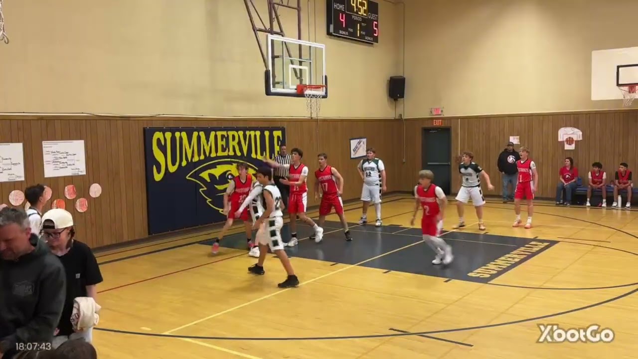 8th Grade Championship Basketball Curtis Creek 52 vs Soulsbyville 18 Basketball 