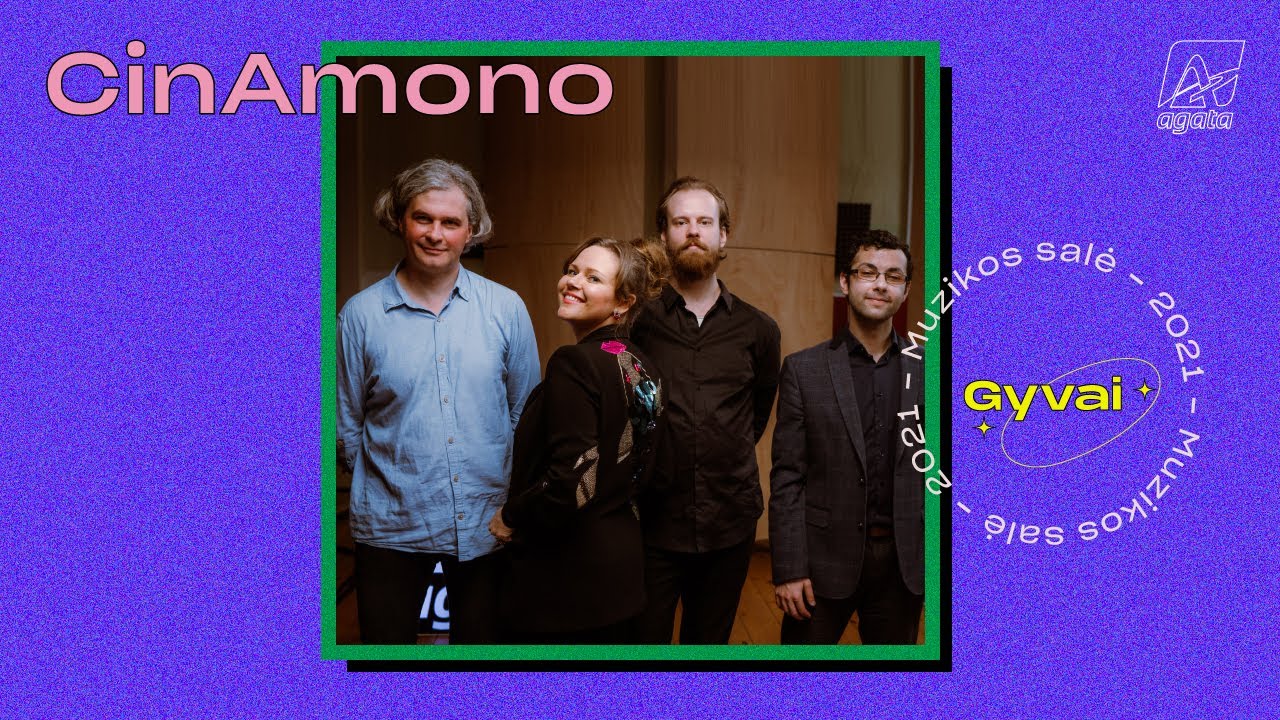 CinAmono koncertas. Muzikos salė | Gyvai