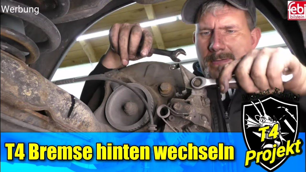 T4 Bremse hinten wechseln