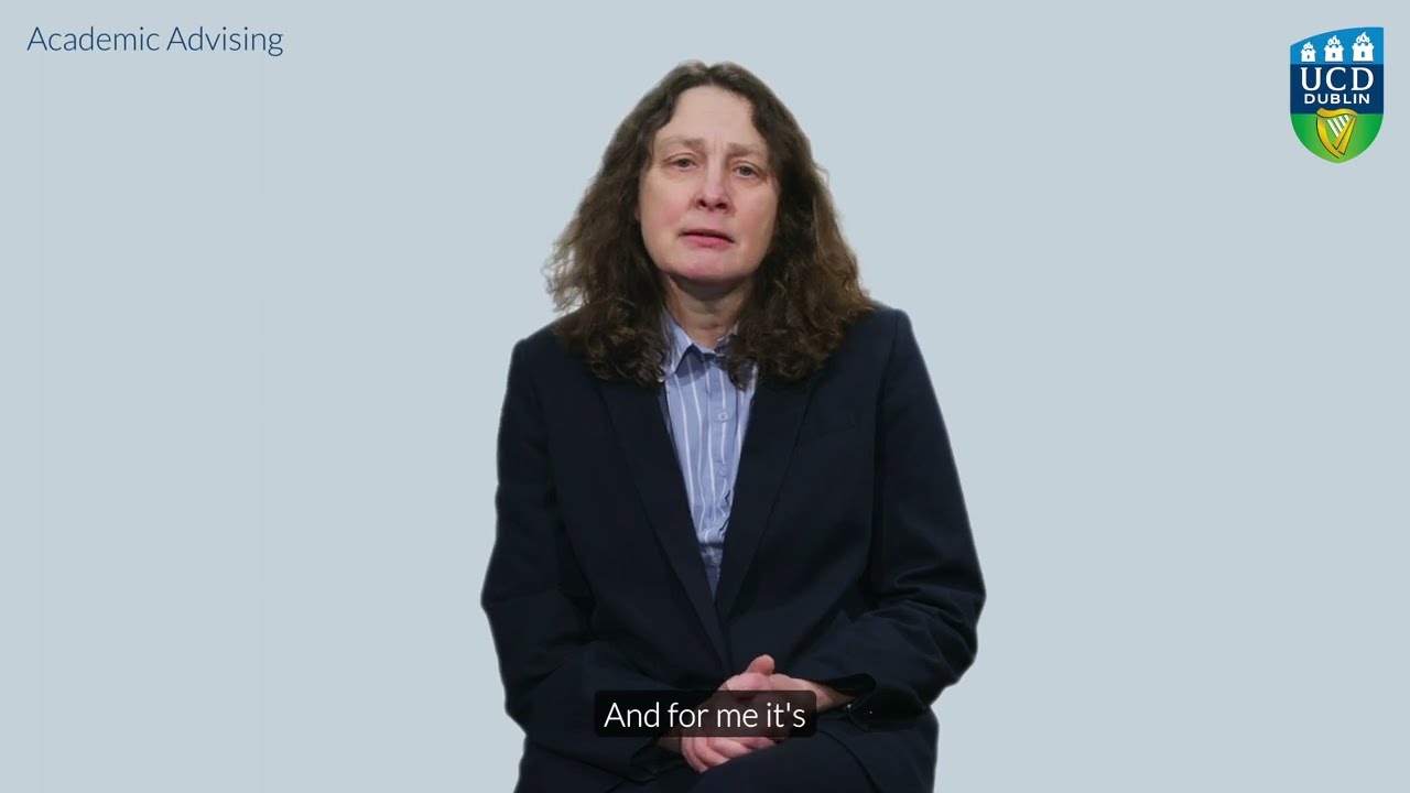 Professor Emma Sokell: Academic Advising - the advisor perspective