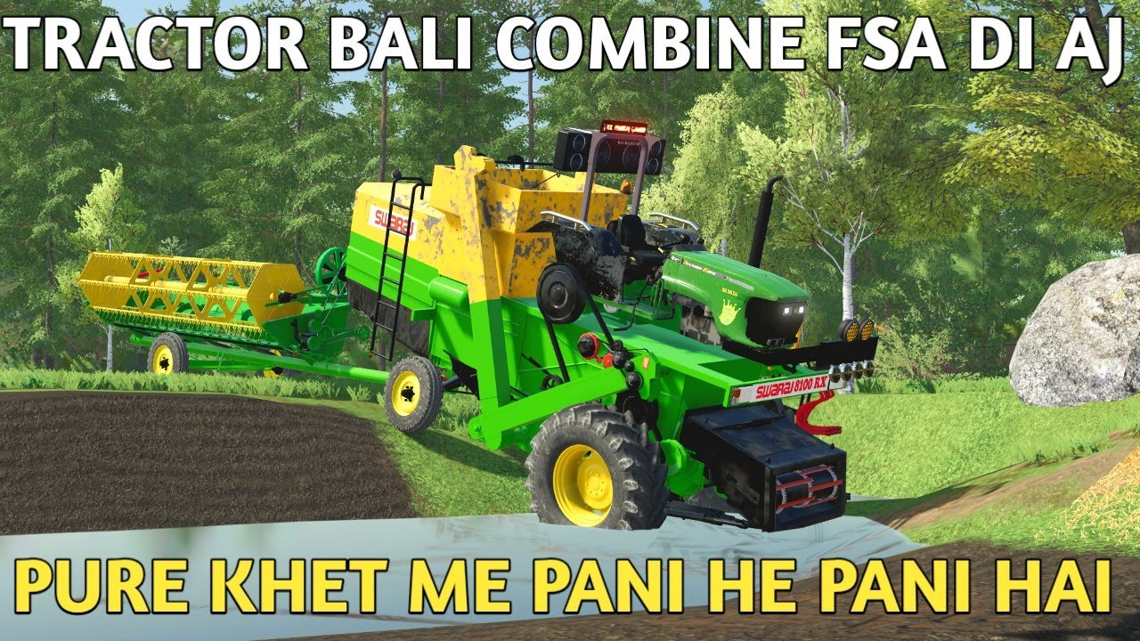 farming simulator 22 Indian mod challenge Hindi tractor Bali combine fsa de aj