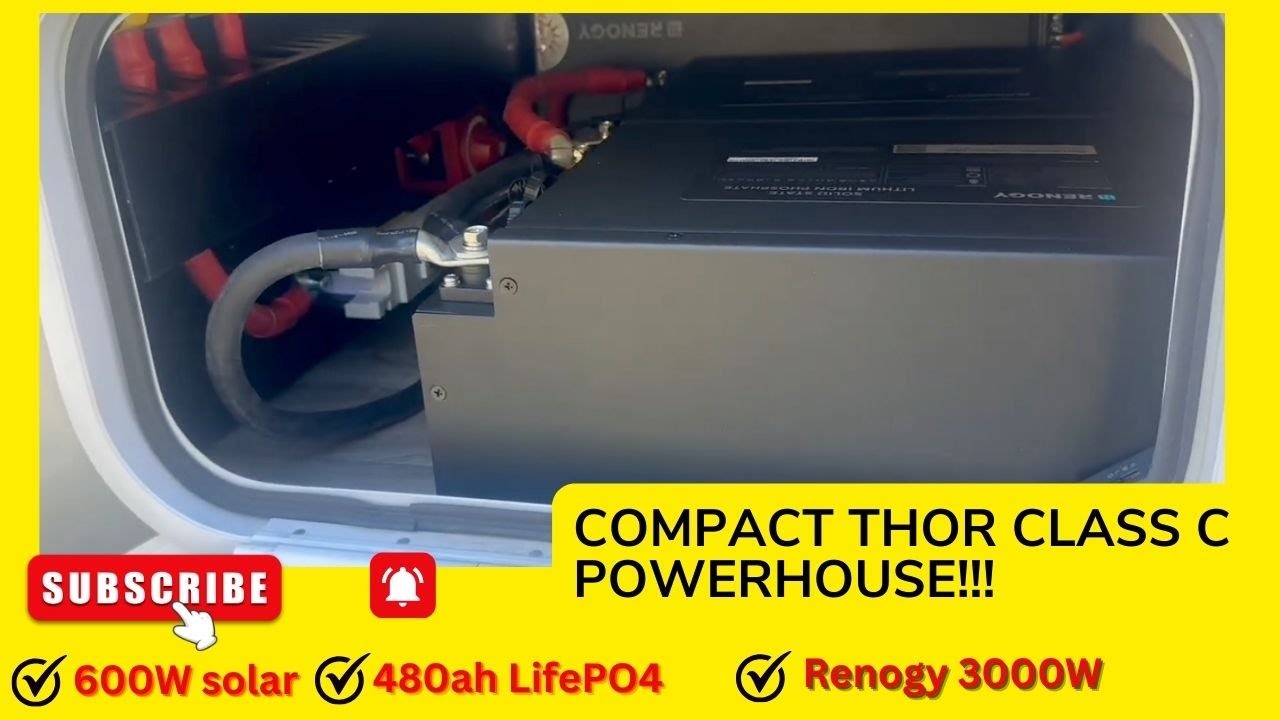 Модернизация солнечной и литиевой батареи Thor 19ED | Установка аккумулятора Renogy 600 Вт + бата...