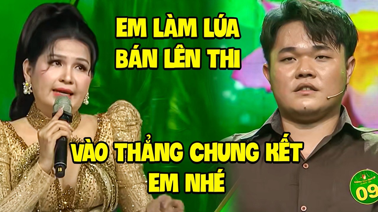 Chuông Vàng 2026: Thí sinh LÀM LÚA BÁN ĐI THI HÁT VỌNG CỔ CỰC CHÂN CHẤT Làm NSND Hồ Ngọc Trinh Khóc