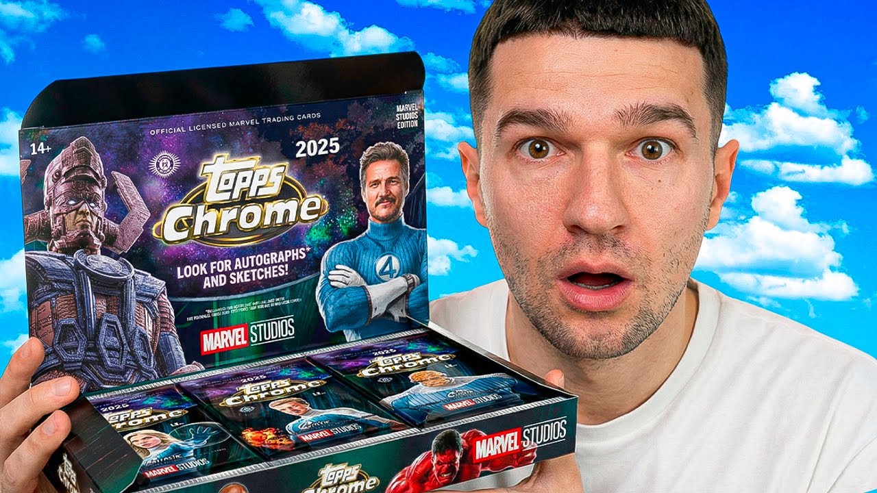 ЭТО ЛУЧШИЙ НАБОР, КОТОРЫЙ Я ОТКРЫВАЛ!!! // TOPPS CHROME MARVEL 2025