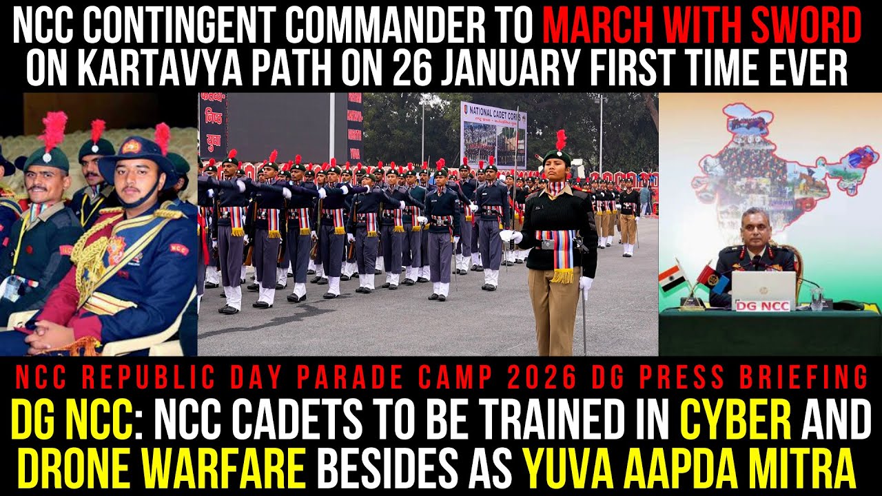 DG NCC RDC Camp 2026 Press Briefing | NCC Contingent Commander To March With Sword on Kartavya Path