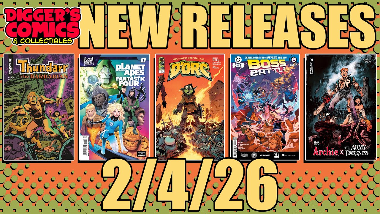 New Comic Book Releases for 2-4-2026!