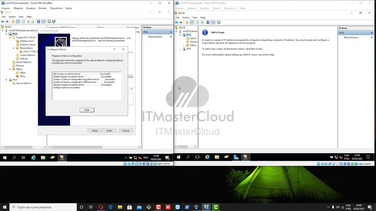 DHCP - Configuração Failover e Backup