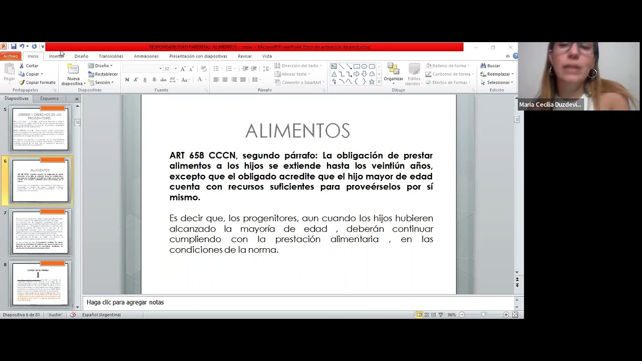 Alimentos a los hijos mayores de edad. Pautas jurisprudenciales