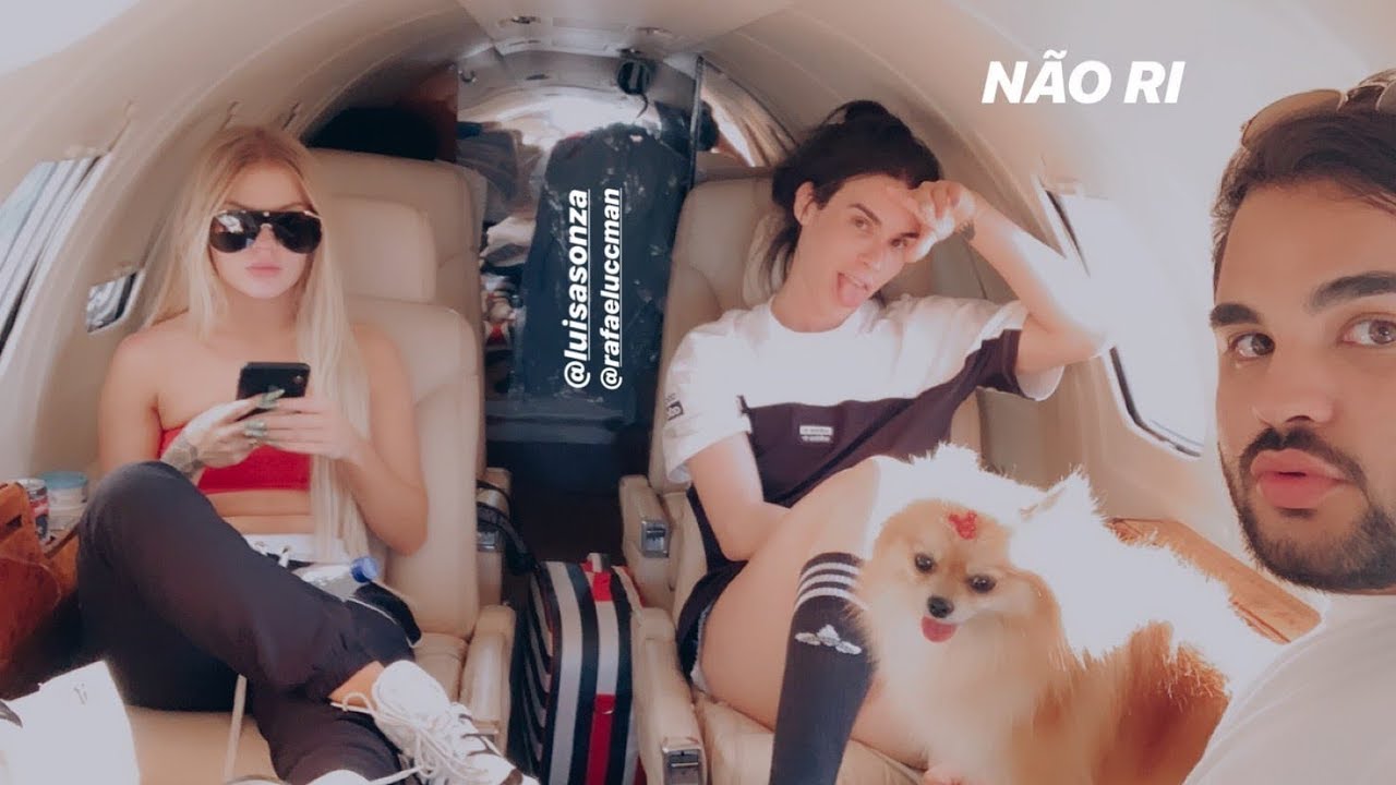 RAFA UCCMAN ZUANDO COM LUISA E LUCAS GUEDEZ