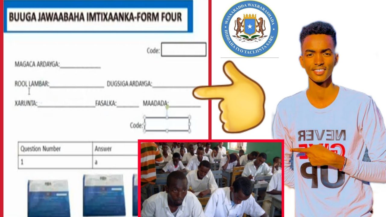 Sida looga shaqeeyo | Buuga jawaabaha imtixaanka form four 📕👈
