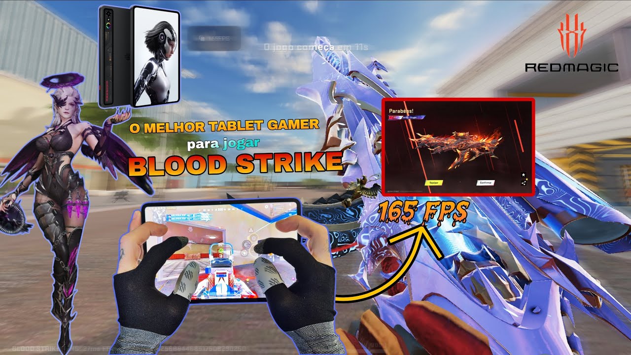 ❗Dominando o Blood Strike com a M4 Dragon e a AUG Imperio ❗ Mais de 30 Kills, Redmagic Astra 165hz❗