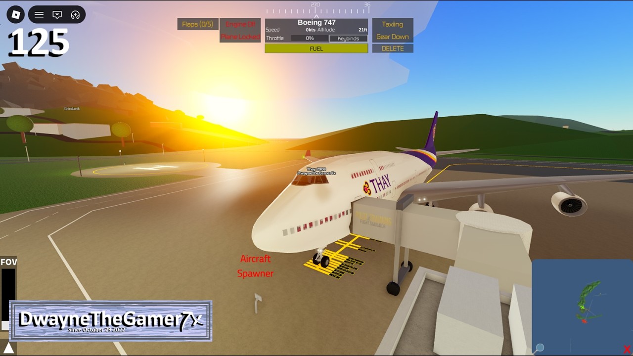 Gameplay 125 | Roblox Pilot Training Flight Simulator