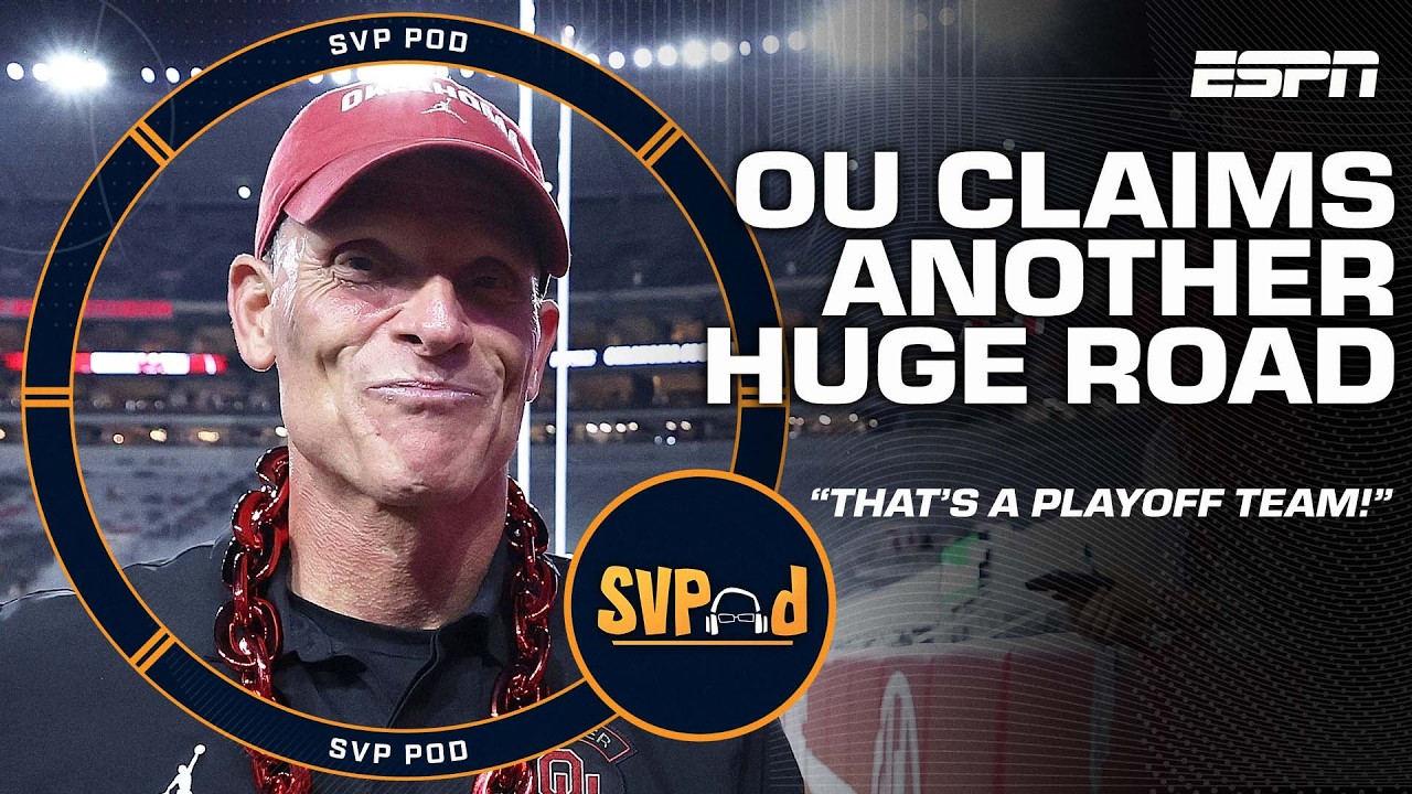 ‘That’s a PLAYOFF TEAM’ 😤 Oklahoma claimed ANOTHER huge road win at Alabama | SVPod