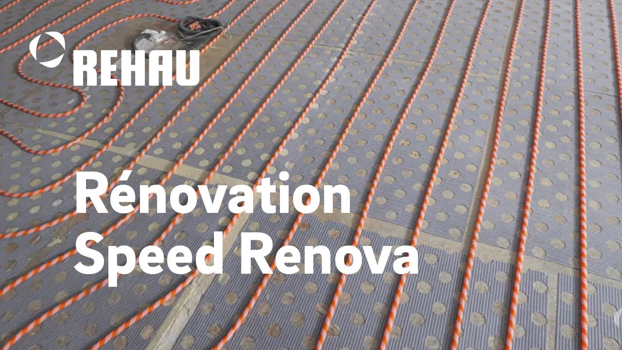 Plancher chauffant en rénovation avec RAUTHERM SPEED RENOVA