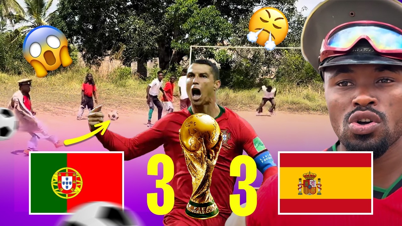 Legendary Match | FIFA World Cup Portugal vs Spain 3-3 | Ronaldo hat-trick ⚽️⚽️⚽️| Best goals