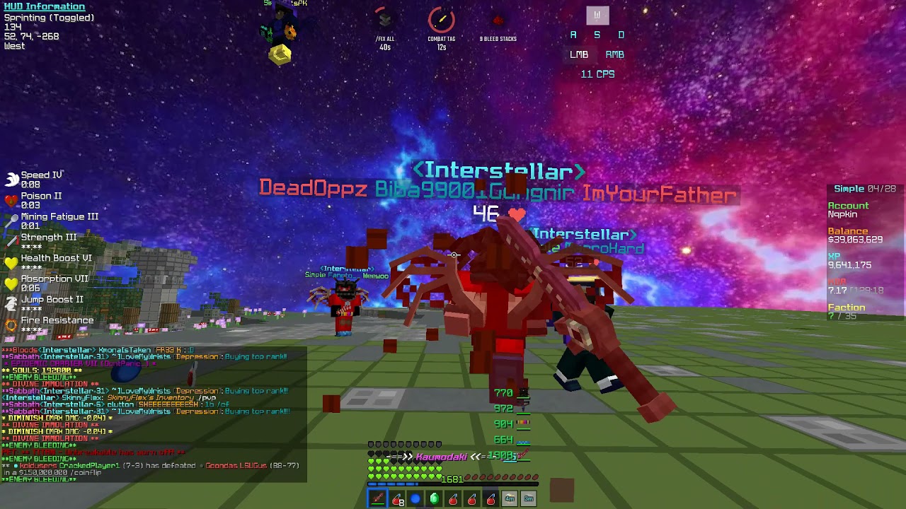 CosmicPvp KDDP / EDDY God Kills!