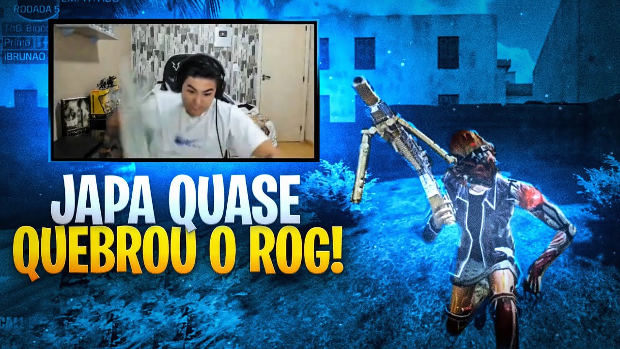 JAPA QUASE QUEBROU O ROG PHONE 6 POR CAUSA DESSA PARTIDA!