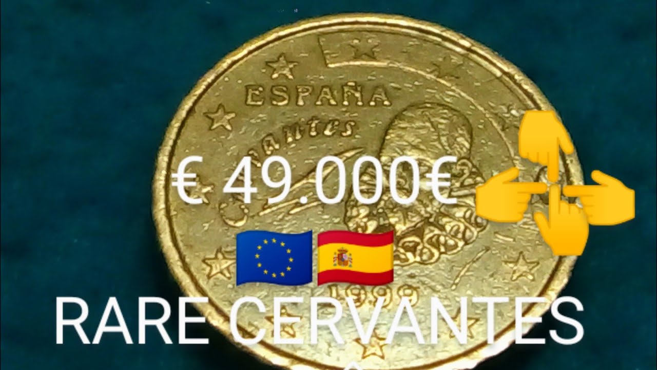 TOP 10 CENT EURO 1999 RARE ERROR COIN EUROPA &euro; ESPANHA &euro; SPAIN/ ANVERSO STAR ERROR GREAT DEFECT!
