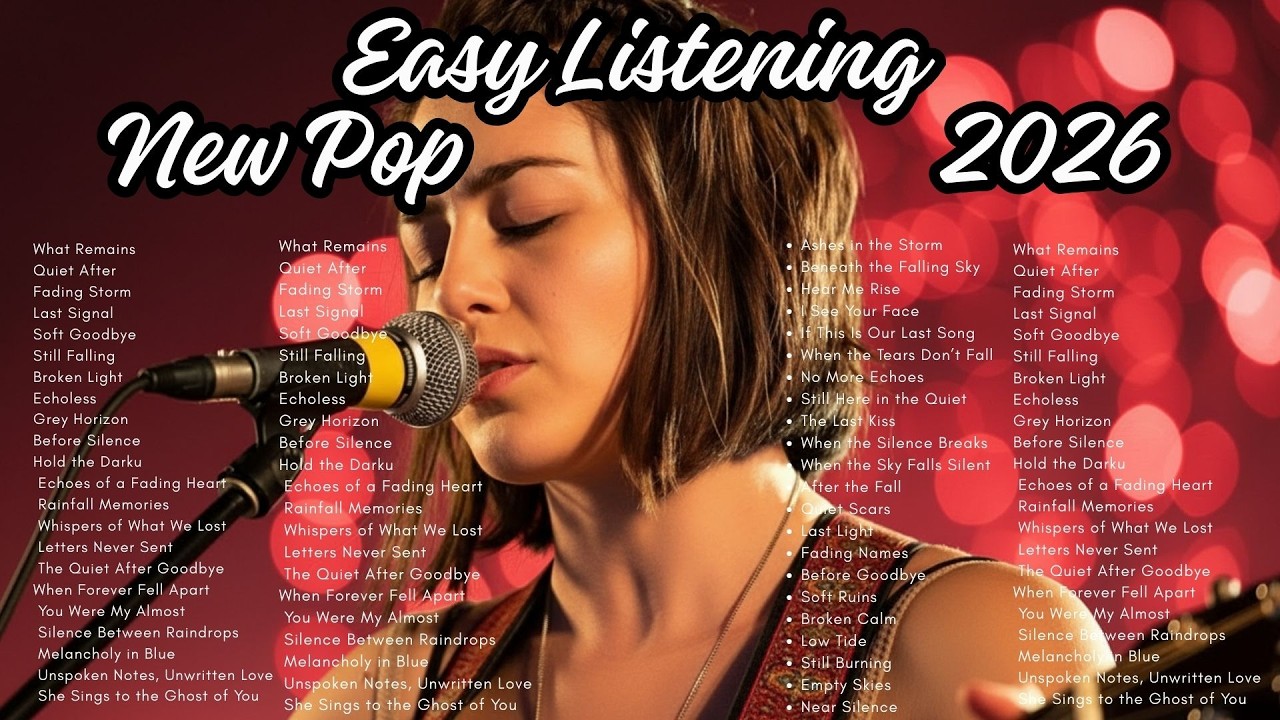 Easy Listening Love Songs 🌙 Heartfelt ACOUSTIC Pop for a Quiet Night🎶RAINY DAYS & COFFEE