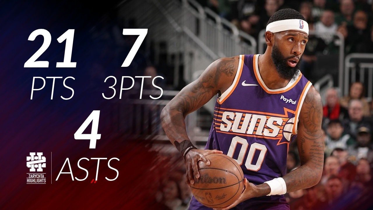 Royce ONeale 21 pts 7 threes 4 asts vs Bucks 25/26 season
