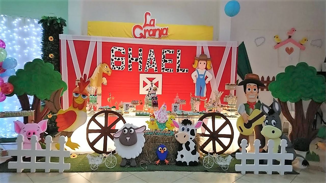 ✔DECORACIÓN INFANTIL DE LA GRANJA DE ZENON