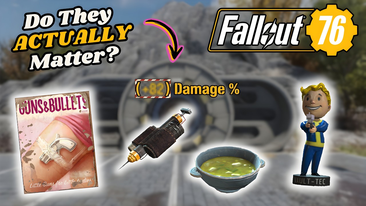 Сколько урона НА САМОМ ДЕЛЕ дают баффы в Fallout 76?
