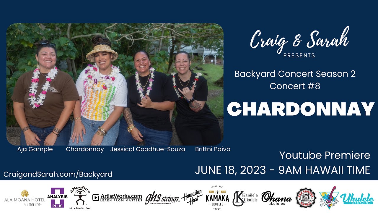 Craig & Sarah's Backyard Concert Series - Season 2 Concert 8 feat Chardonnay (4K)