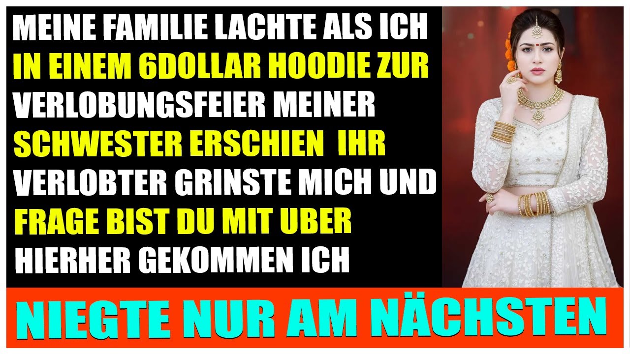 Familiendrama, Verlobungsfeier, Arm gegen Reich, emotionale Geschichte, wahre Geschichte, Hoodie-Ges