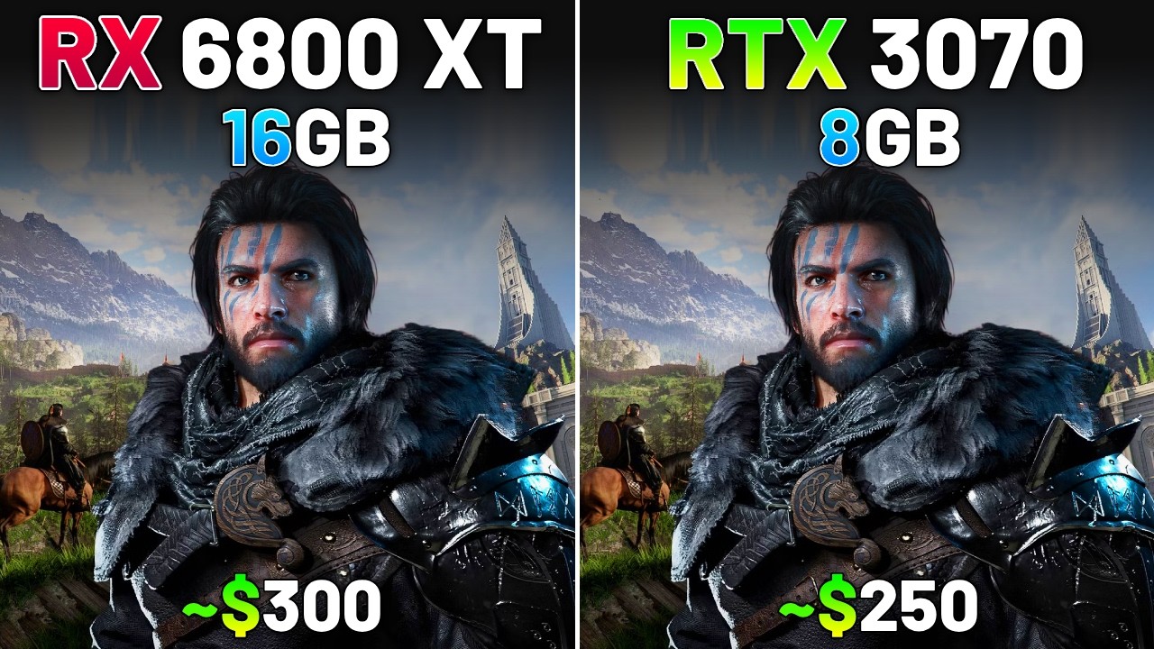 RX 6800 XT против RTX 3070 в 2026 году | Тест в 13 играх | 4K
