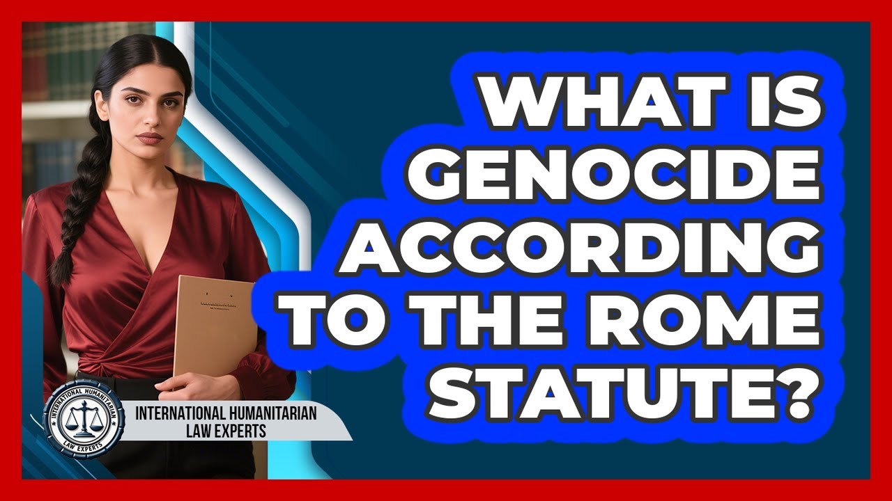 What Is Genocide According to the Rome Statute?