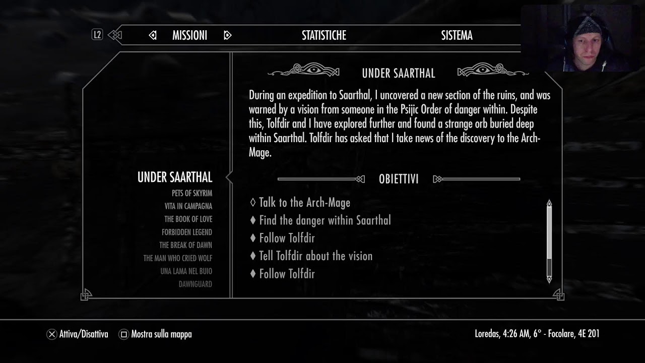 Skyrim [Dead is dead] [Survive] [Leggendaria] [Potionlocke] ep3 Olimpiadi invernali di Winterhold