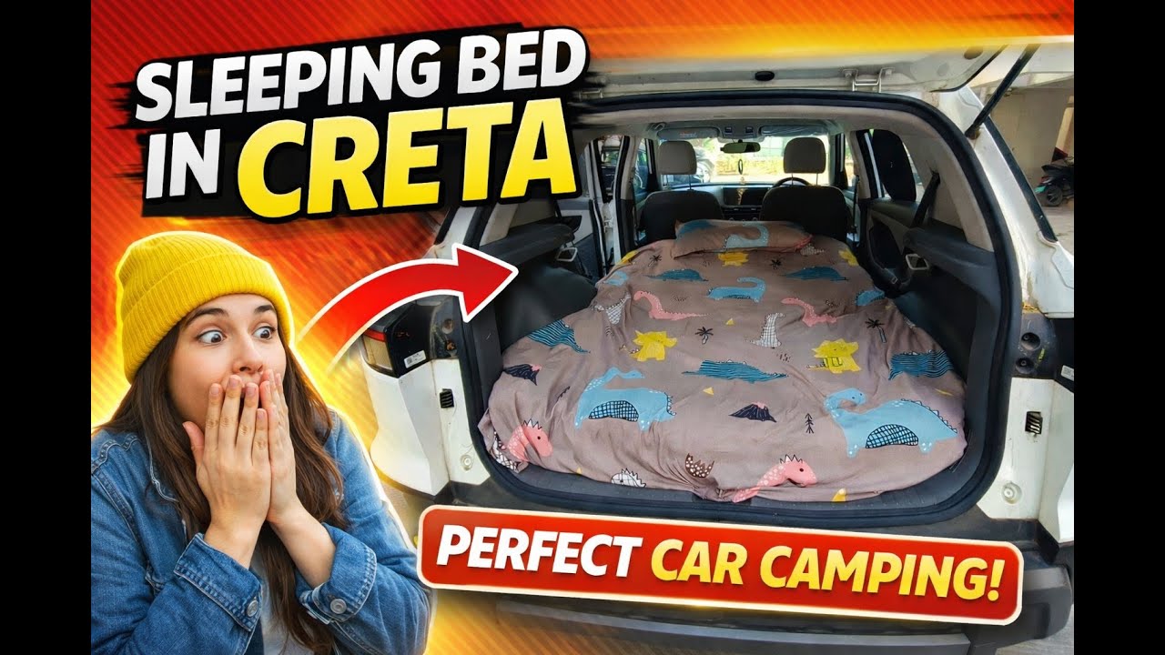 How I Made a Sleeping Bed in My Hyundai Creta | Travel Like a Pro!