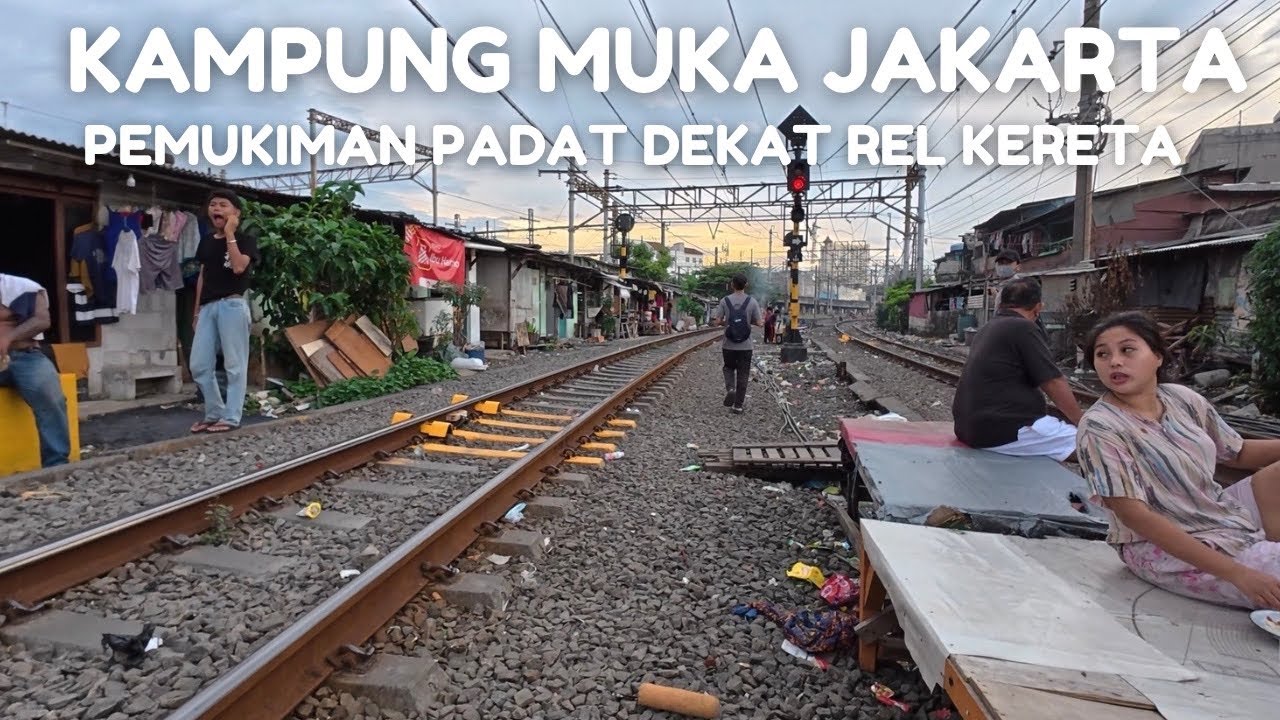 KAYA PASAR TAPI BUKAN RAMAI BANGET  DISINI!!! Blusukan Sore di Pemukiman Padat Ibu Kota Jakarta 