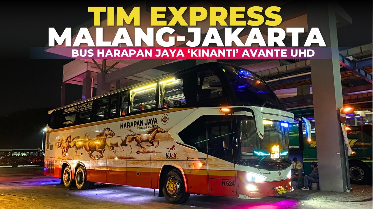 Bus Harapan Jaya ‘Kinanti’ Jam Express Malang - Jakarta || Bus Harapan Baru Jam Malam Jember