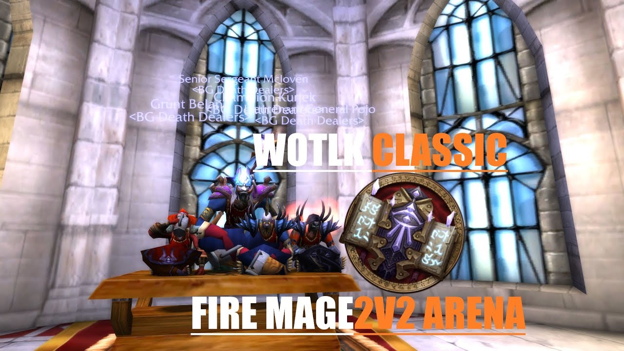 Fire Mage Disc Priest 2v2 Arena: WOTLK
