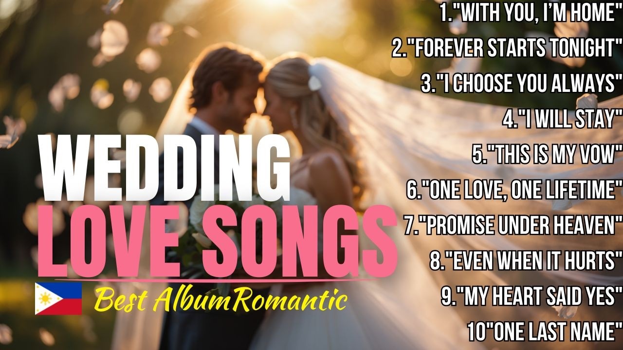 Wedding Love Songs 💖 Best Relaxing Love Songs , Romantic Music for Filipino Hearts Love Song FYP