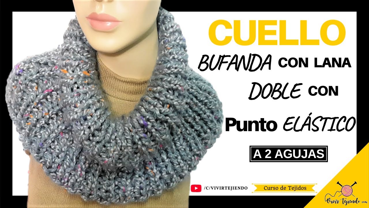 🧶 Модные шарфовые воротники с двумя иглами 🌈 Шея Step by Step с эластичным стежком | Бесплатный курс