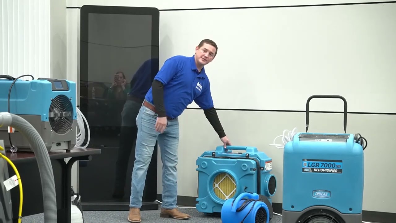 What type of equipment do you use for water damage restoration?