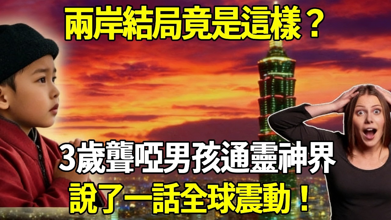 兩岸結局竟是這樣？ 3歲聾啞男孩通靈神界，竟看到台灣2年後恐怖一幕！說了一話全球震動！