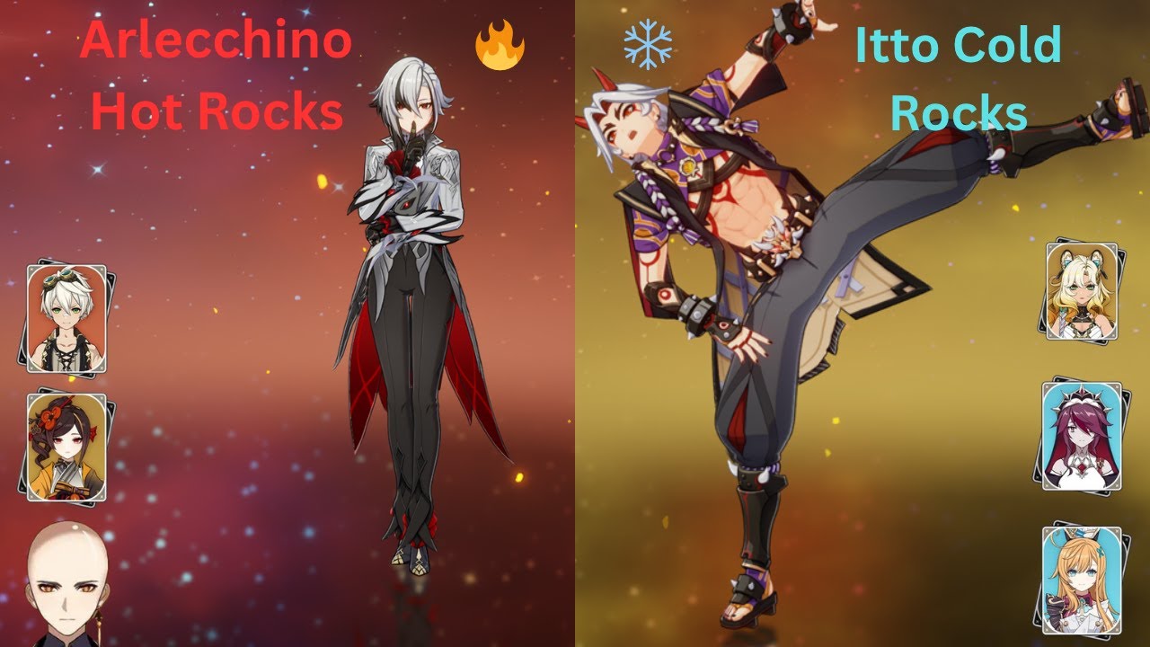 Arlecchino Hot Rocks vs Itto Cold Rocks | NEW 5.7 Spiral Abyss | Genshin Impact
