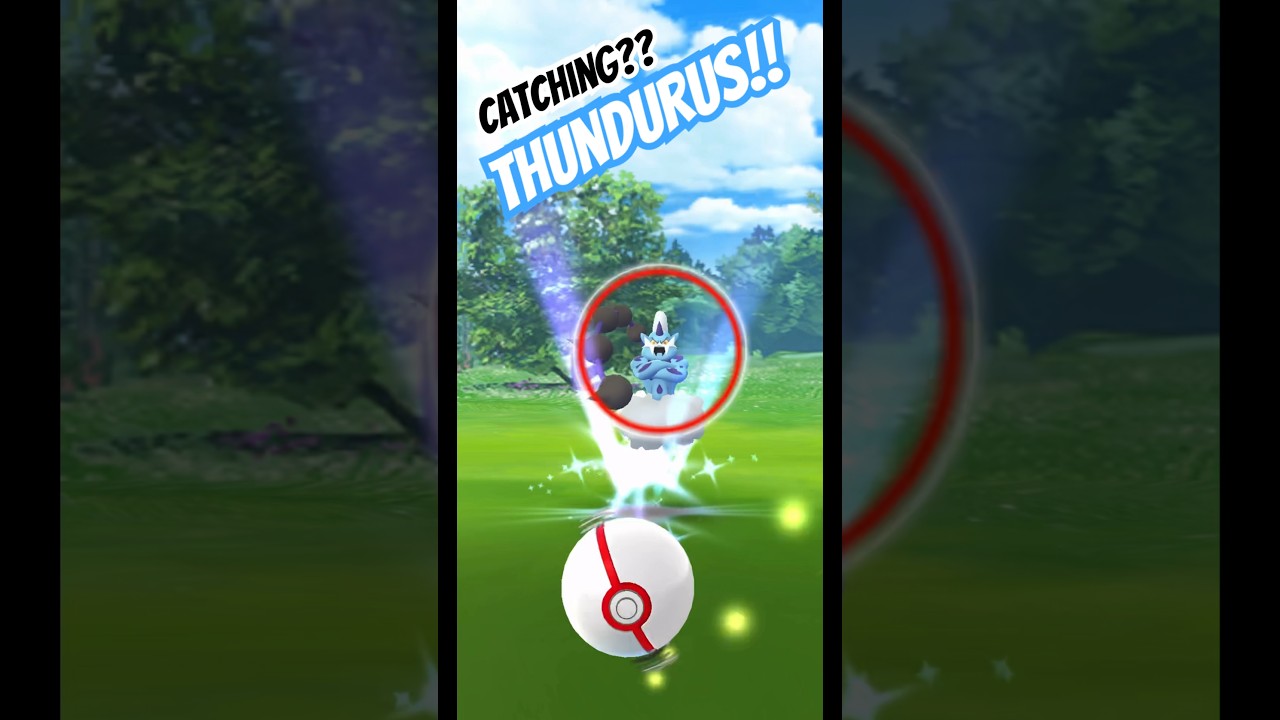 Rare LEGENDARY Thundurus! 