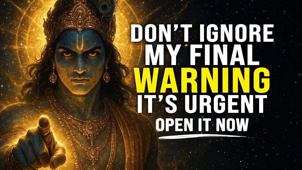 This Krishna Warning Made 10,000 People Change Their Lives OVERNIGHT | Krishna&nbsp;message&nbsp;Now